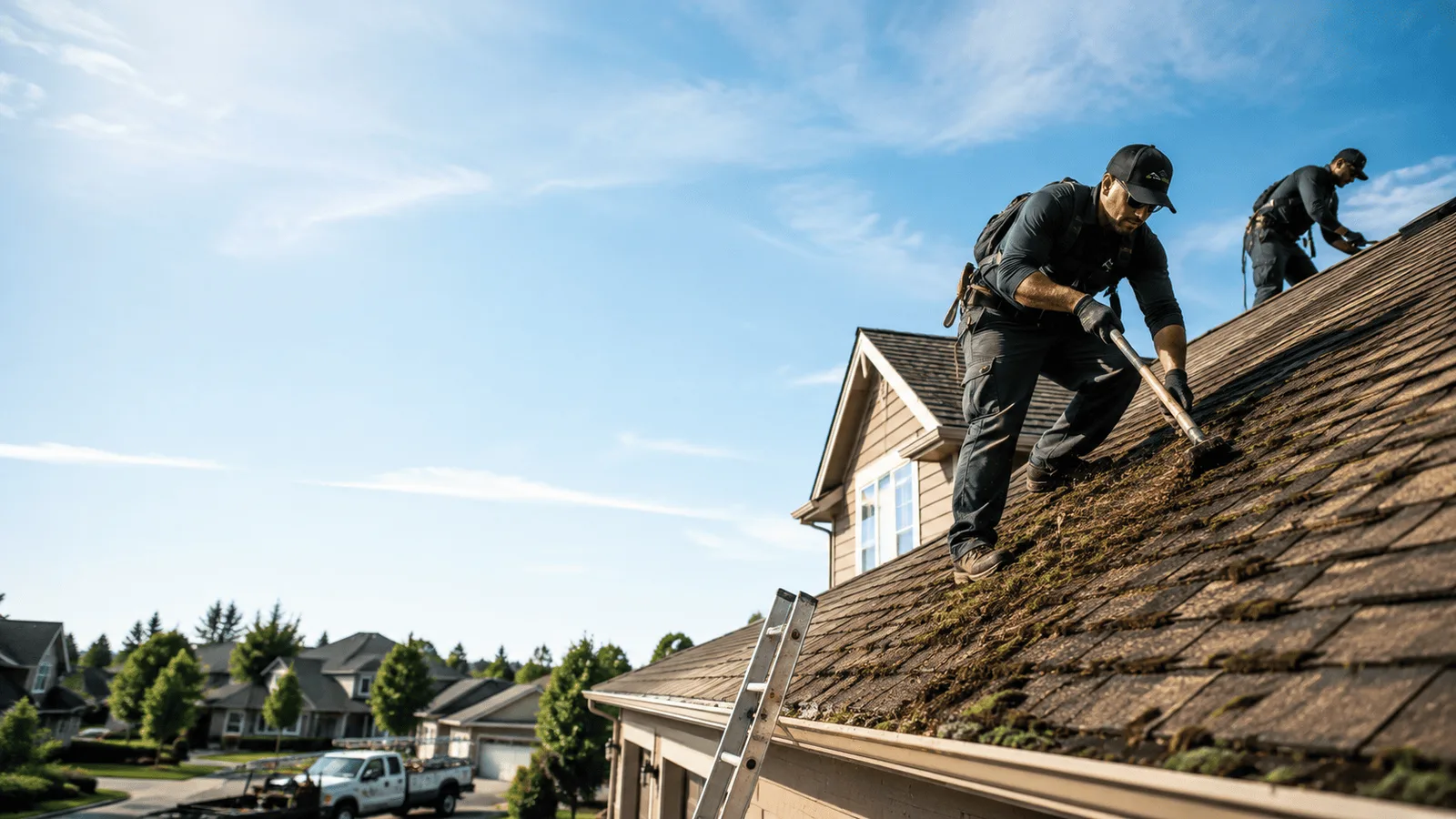 Roof Moss Removal in Odell, IL near me